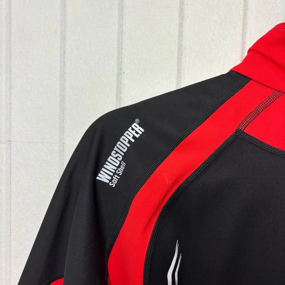 Gore‎ Running Wear Women's Black and Red Performance Jacket Size XL
